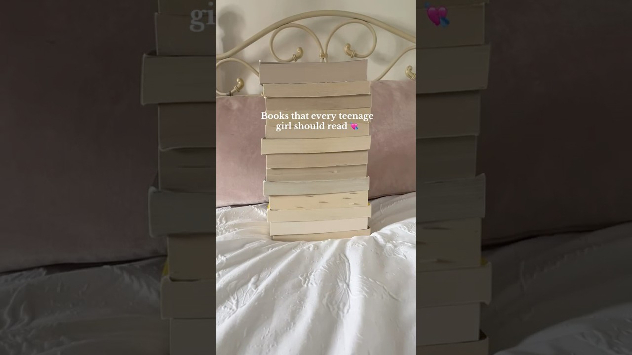 Books that every TEEN girl should read. #booktube #booktok #bookrecs #yabooks #books #bookish
