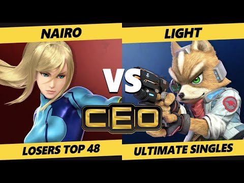 CEO 2019 SSBU - NRG | Nairo (ZSS) Vs. Rogue | Light (Fox) Smash Ultimate Tournament Top 48 Losers
