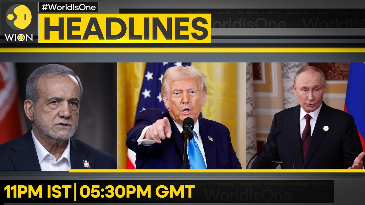 Trump Blames Israel For Delay In Deal | Pezeshkian: Iran Backs Path Of Dialogue | WION Headlines