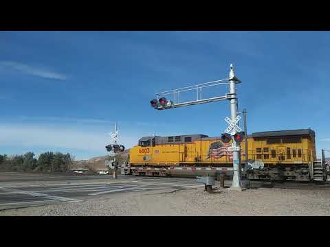 Duo Trains Meet At Daggett CA! #bigbossrailfanner