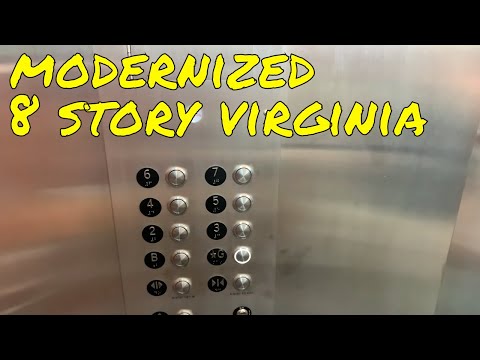 The 8 Story Virginia Hydraulic Elevator Has Been Modernized! Richmond, VA