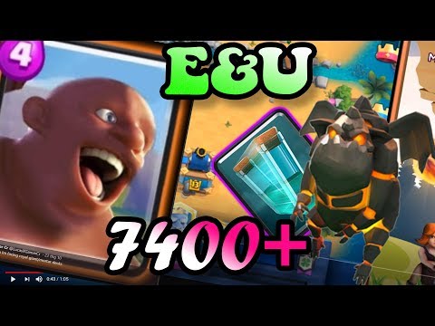 HOG 2.6 VS LAVACLONE +7400 Gameplays - Clash Royale