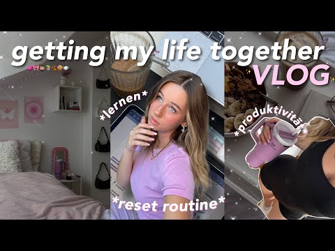 *Getting a grip on life* VLOG 🎀 | routine, tidying up and learning