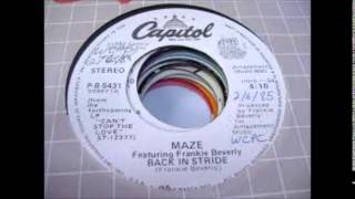 Frankie Beverly and Maze 'Back in Stride' Philly Pitch Black Band Way