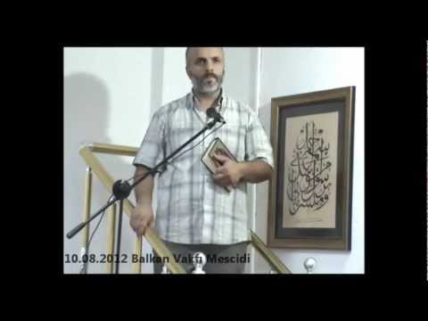 Romanya Balkan Vakfı-Cuma Hutbeleri