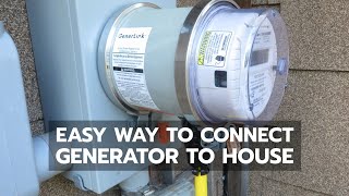 BACKUP POWER: Easiest Way to Connect Generator to House