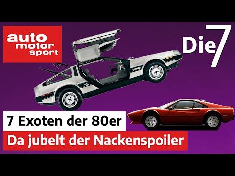 Da jubelt der Nackenspoiler: 7 Exoten der 80er: Ferrari, DeLorean, Subaru Co. | auto motor und sport