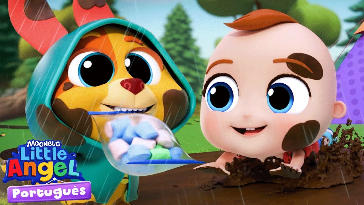 AO VIVO 🌧️ Chuva, Chuva, Vá Embora | LIVE | Desenho Infantil | Little Angel -  Canções Infantis