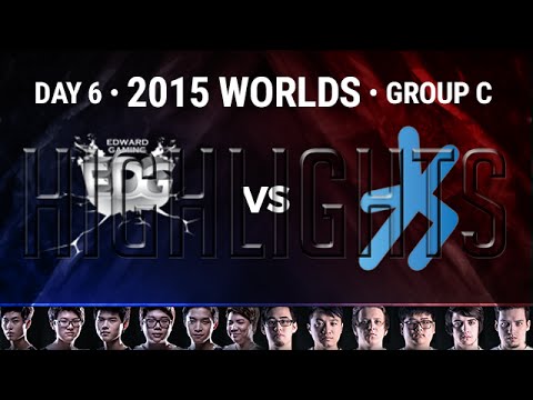 EDWARD GAMING vs H2K Highlights | 2015 LoL World Championship S5 Group C D6G5 | EDG vs H2K