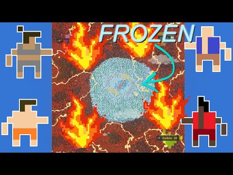 MELTING Kingdoms Fight Over A FROZEN Oasis! - WorldBox