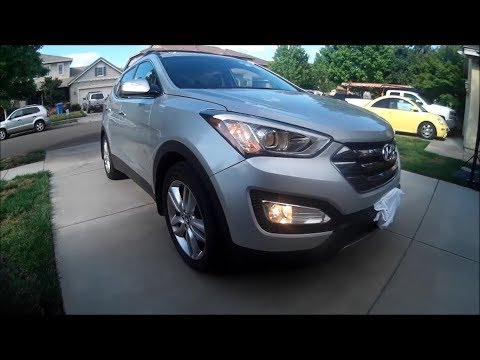 2013 Hyundai Santa Fe Sport 2.0T startup, engine and in-depth tour