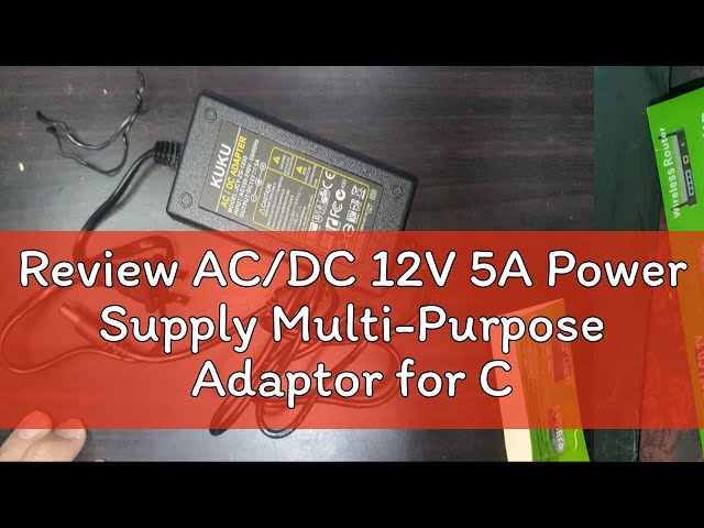 Vídeo relacionado con LEICKE Cargador 90W 12V 7,5A | Alimentación para monitores LCD TFT, Luces LED, NAS, Discos duros, PicoPSU, Routers, Hubs, Switches, Conmutador PC Embebidos | Clavijas 5,5*2,5mm & Adaptador 5,5*2,1mm