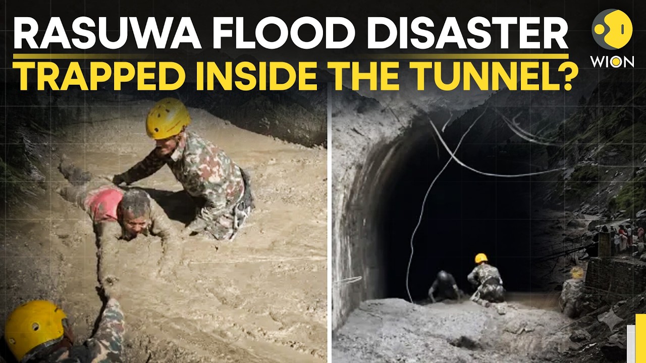 NEPAL FLOODS: Army Intensifies Rescue For People Trapped In Rasuwa Tunnel |Rasuwa Tunnel Rescue Ops