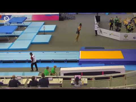 Uladzislau LIASNITSKI (BLR) - 2021 junior European bronze medallist, tumbling