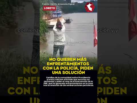 "NO MÁS POLICÍAS" Comunidad en Loreto pide solución y rechaza intervención policial en su territorio