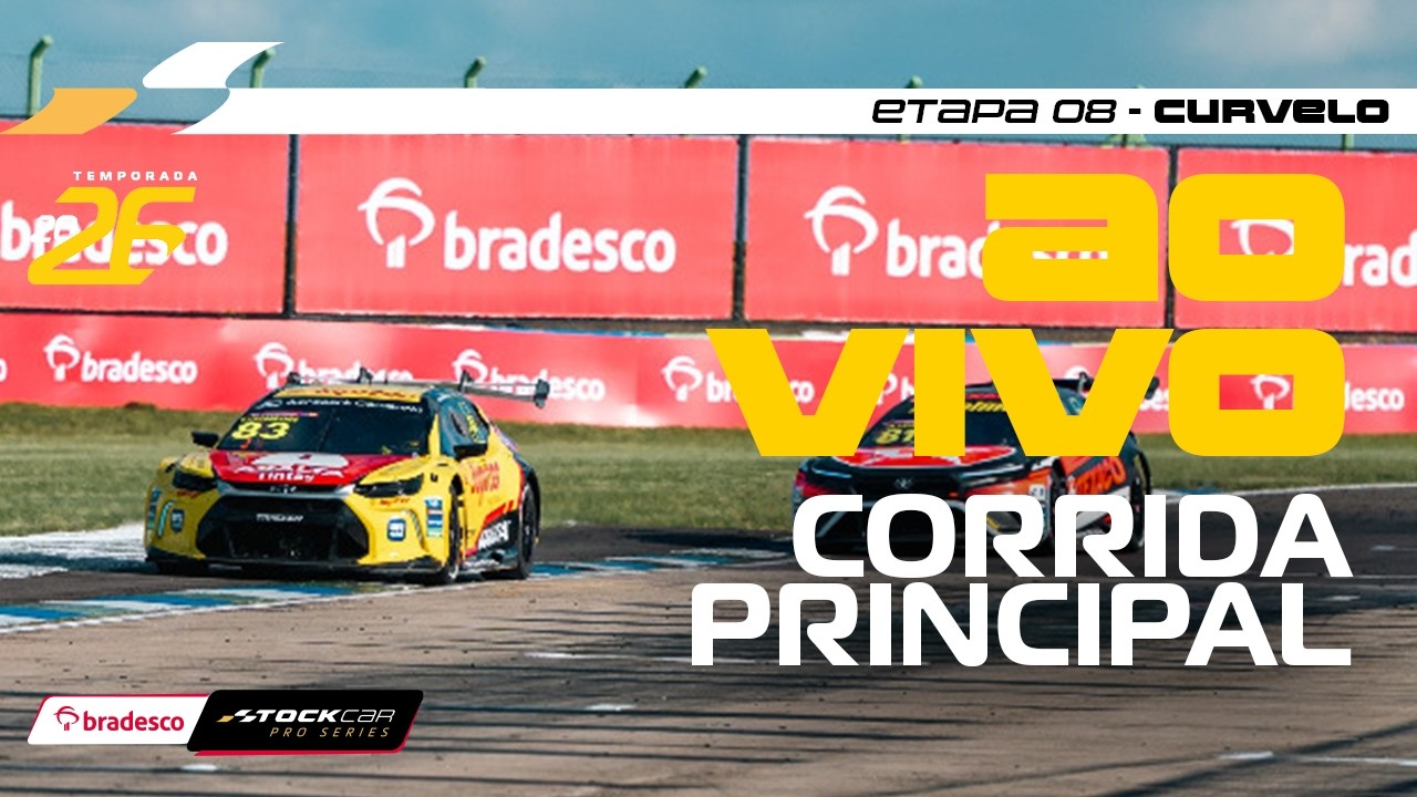 BRADESCO STOCK CAR 2026 AO VIVO | 8ª ETAPA - CORRIDA PRINCIPAL | CURVELO, MG