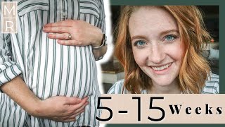 FIRST TRIMESTER RECAP | 5-15 weeks | Baby Number 3 | Morning Sickness | All Day Nausea