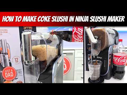 Ninja SLUSHi Professional Frozen Drink Maker FS 301 How to Make a Coke Slushi