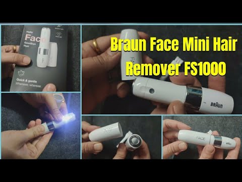 Braun FS1000 mini skustuvas FACE video