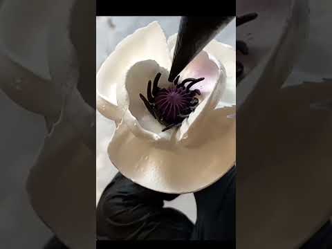 Cream Peoni Flower Making #shorts #cakenkitchen #jawan