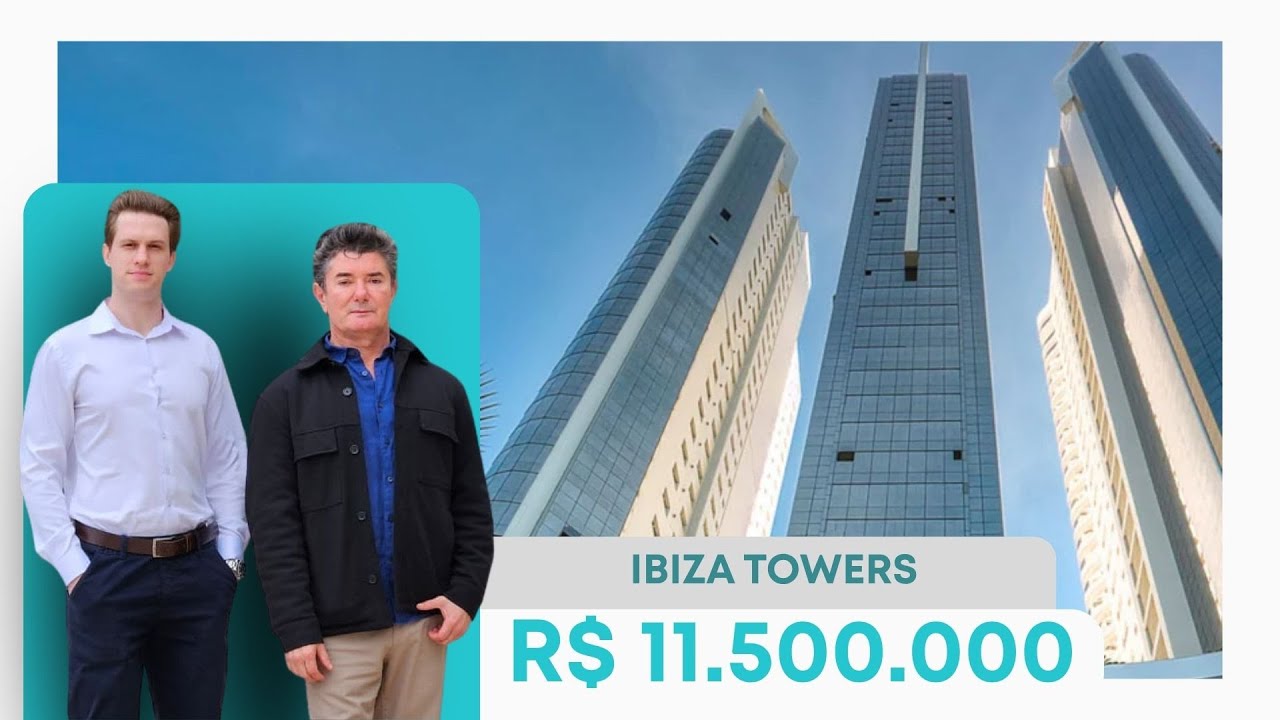 Ibiza Towers – Mobiliado frente mar em Balneário Camboriú