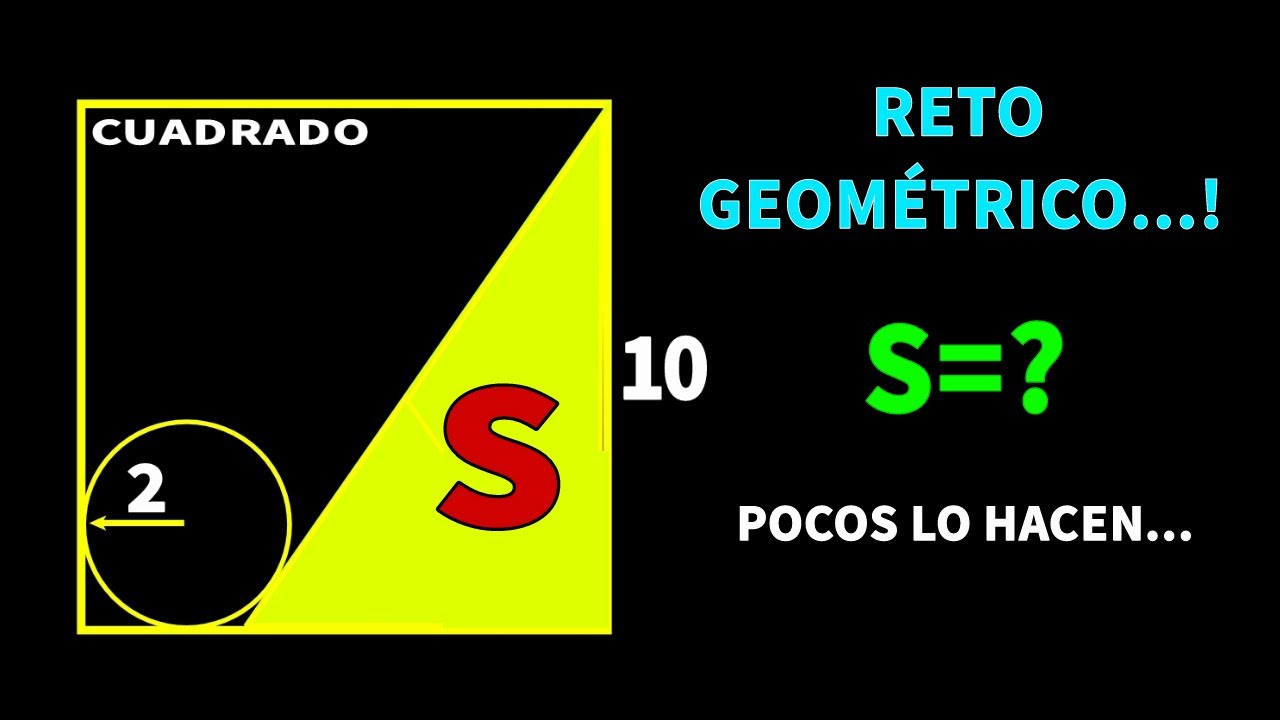 Olimpiada?????. Muy pocos lo hacen. Calcular el Área Sombreada.