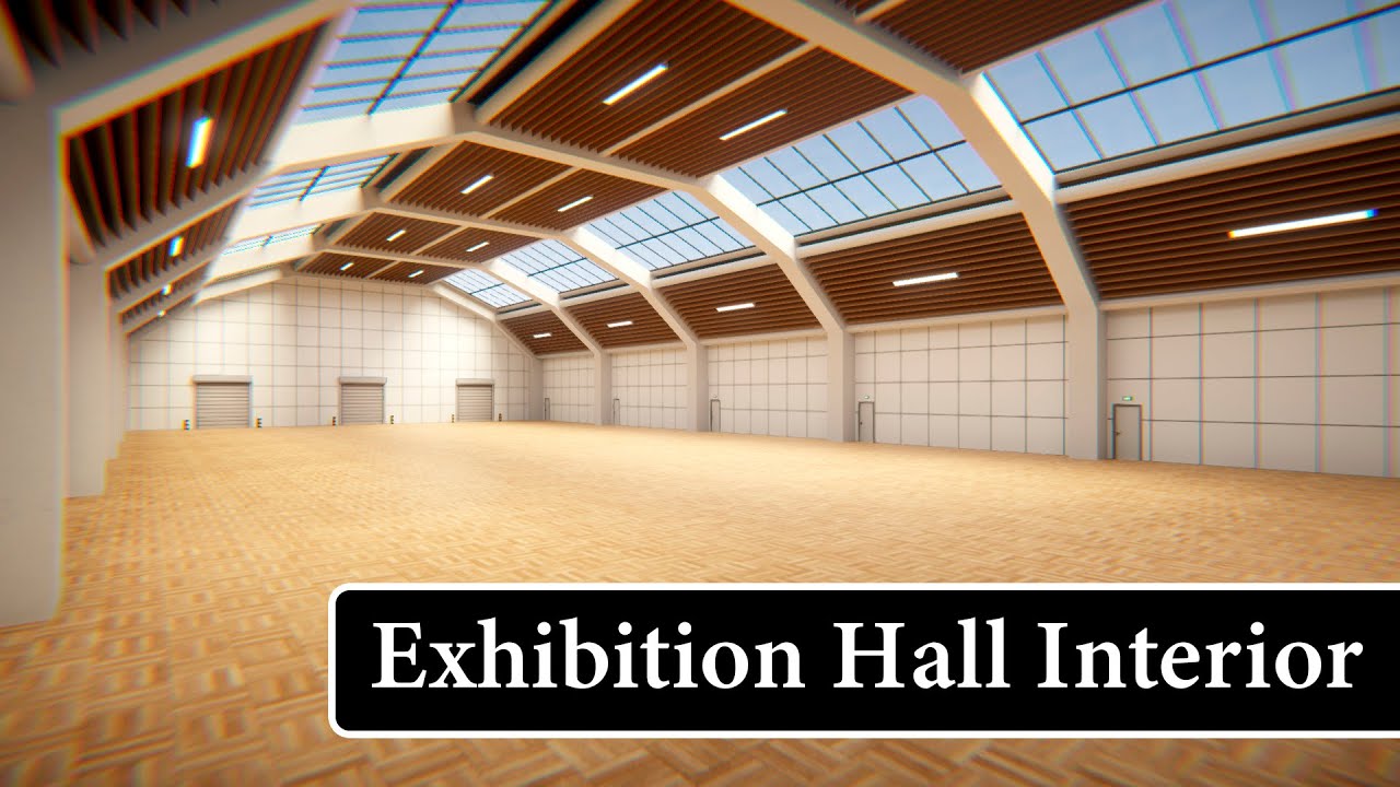 Exhibition Hall Interior Assets 3D for Unity