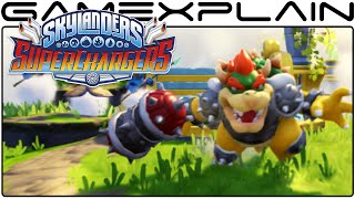 7-Minutes of Bowser & Clown Cruiser in Skylanders SuperChargers (Direct Feed Gameplay)