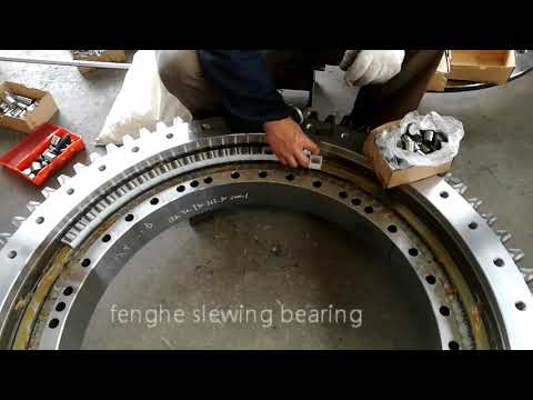 Assembling manual for three row rollers slewing rings