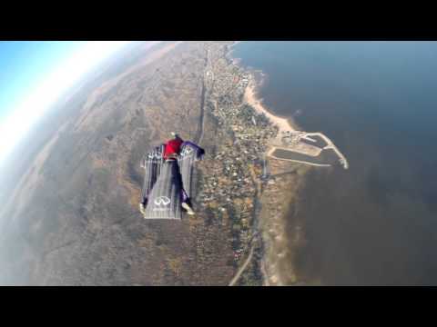 sky B.A.S.E. wingsuit fly.осиновецкий маяк