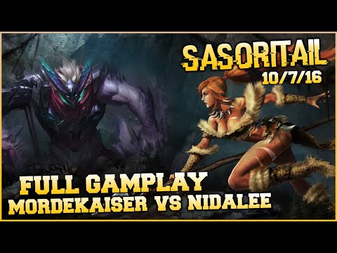 NIDALEE VS MORDEKAISER TOP - Gameplay Nidalee top Sasoritail