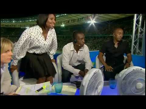 Michael Johnson's Reaction to Bolt's 9.58 Record [HD]
