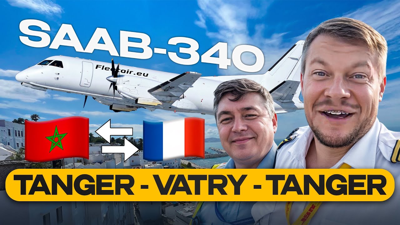 SAAB340 Pilot’s day in life. Morocco – France return mission.