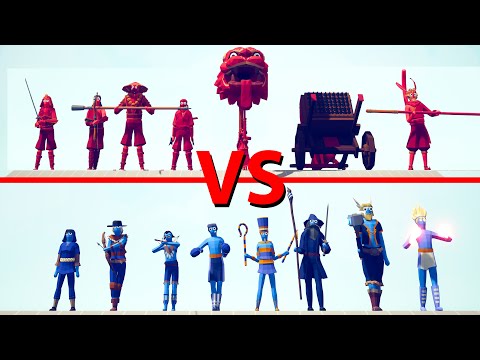 DYNASTY Team vs LEGACY Team - Totally Accurate Battle Simulator TABS