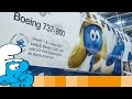 Up In The Sky With Sun Express The Smurfs