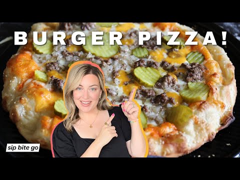 THIS Cheeseburger Pizza Recipe is SO GOOD! (Baked / Grilled / Smoked)