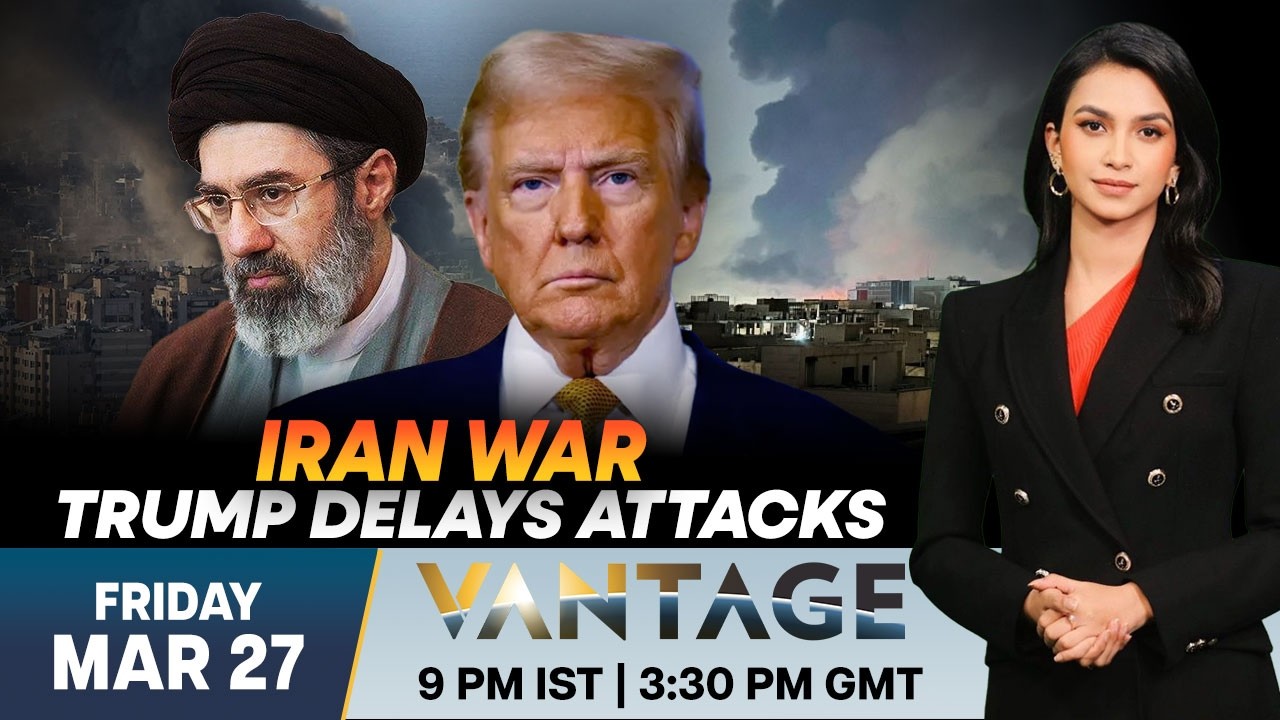 LIVE: Trump Claims Iran "Begging" for Peace Deal | Vantage on Firstpost | N18G