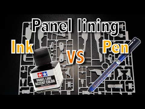 [COMPARE] Which is better? Simple guide to Gundam Marker VS Panel lining Ink