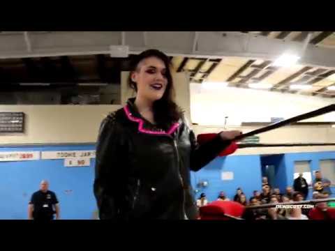 Jasmine Hawkes vs Thad 'Hairy' Howett - Intergender Wrestling Match