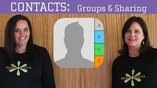 iPhone / iPad Contacts - Groups, Sharing & AirDrop