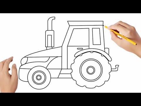 Comment dessiner un tracteur