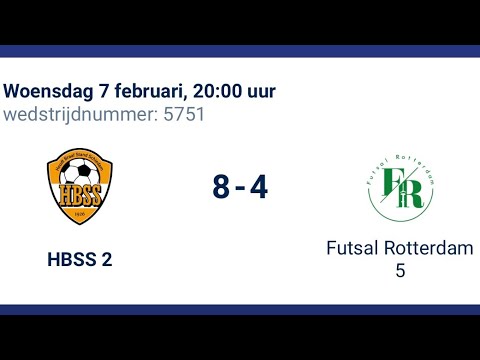 HBSS 2 - Futsal Rotterdam 5 | Competitiewedstrijd | 07-02-2024