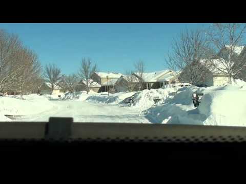Waconia MN Snowstorm Tour 02/20/2014 - Part 3