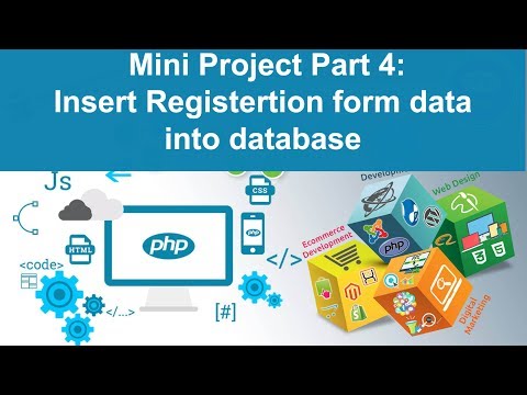 php tutorial in hindi Mini Project Part 4 Insert Register Form Data into Database