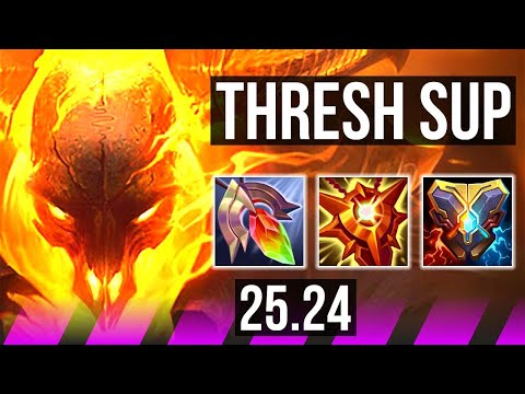 THRESH & Jinx vs NAUTILUS & Miss Fortune (SUP) | KR Master | 25.24