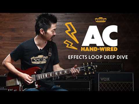 VOX AC 핸드와이어드 이펙트 루프, 크랭크한 AC4 뒤에서도 맑은 리버브와 딜레이