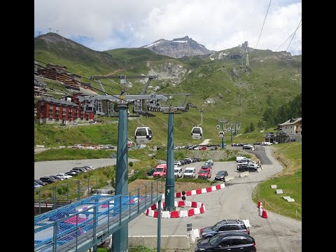 22/7/2020 Discesa integrale cabinovia Leitner "Breuil Plan Maison" a Cervinia.