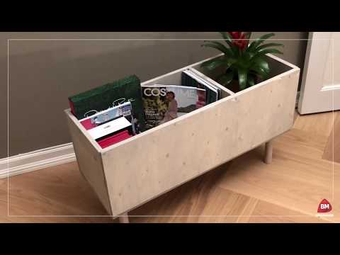 > Se trinn for trinn video: Slik lage oppbevaringskasse