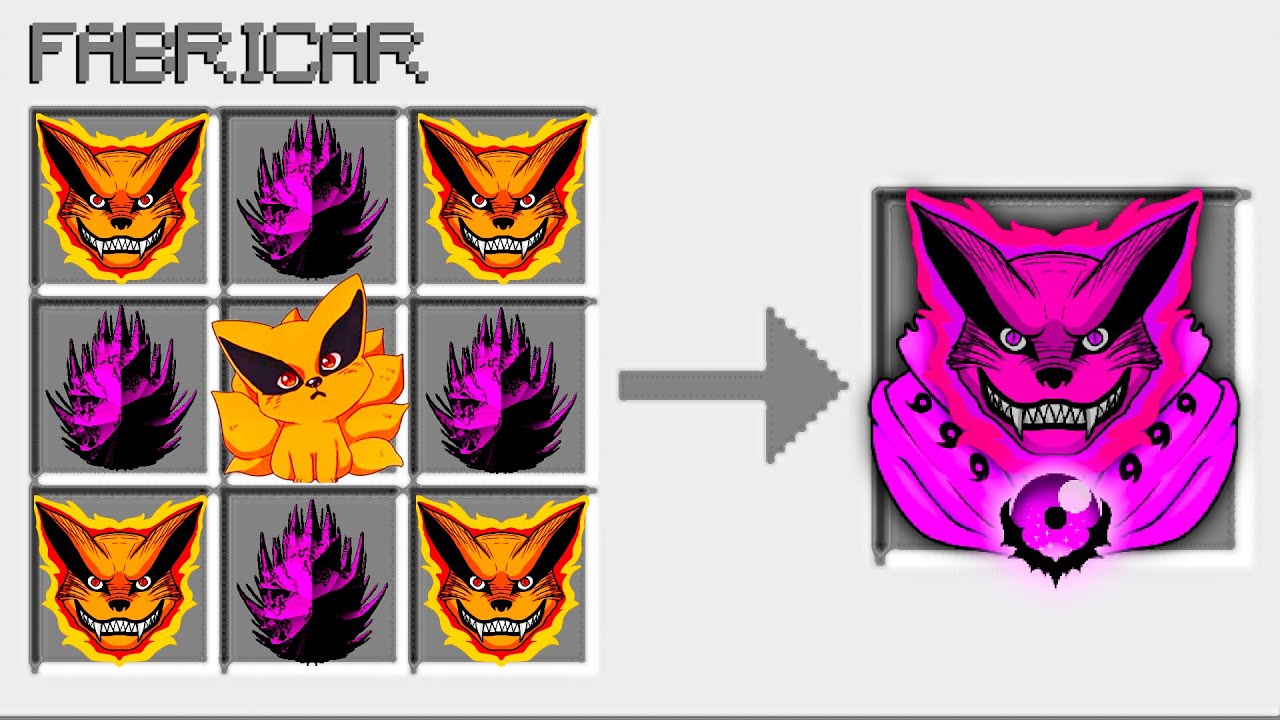 CRIEI A KURAMA QUE O NARUTO ESCONDEU na NARUTO JEDY
