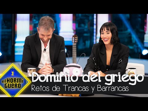 Trancas y Barrancas ponen a prueba a Aitana y su dominio sobre el griego - El Hormiguero